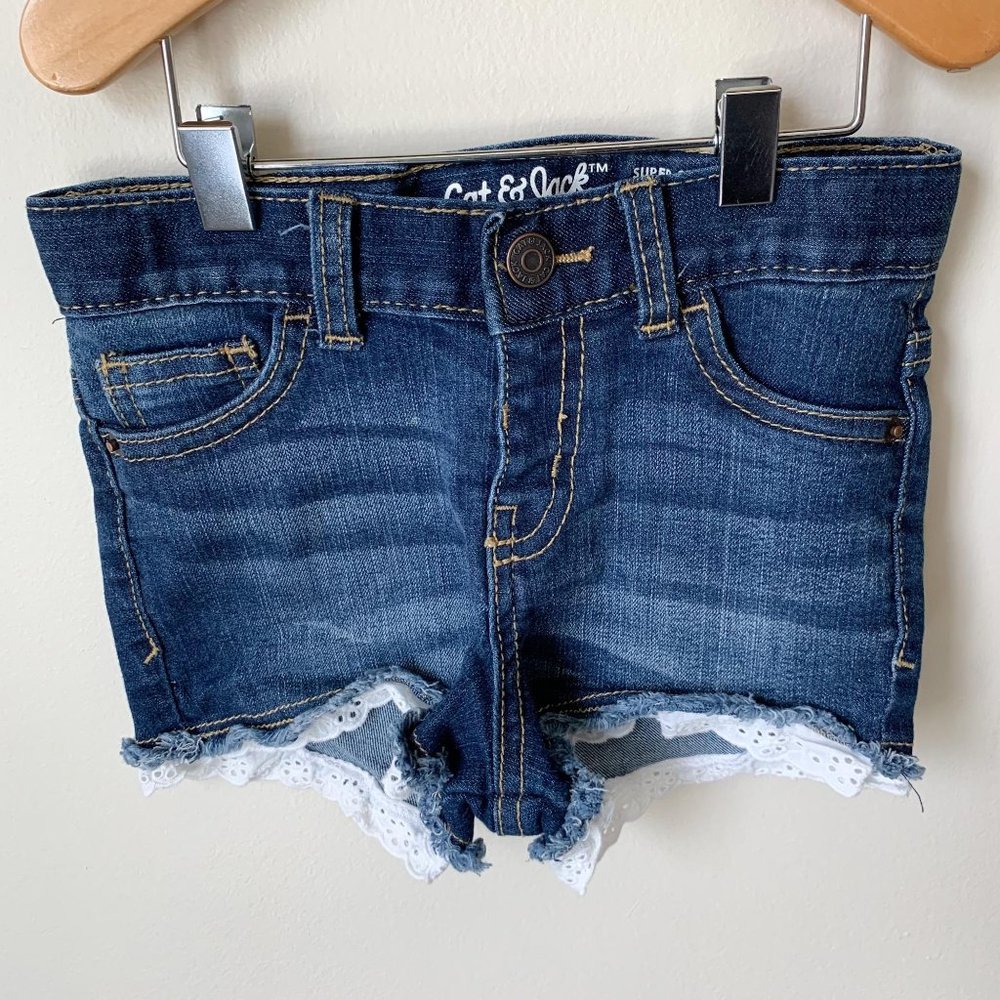 Cat & Jack Jean Shorts 3T